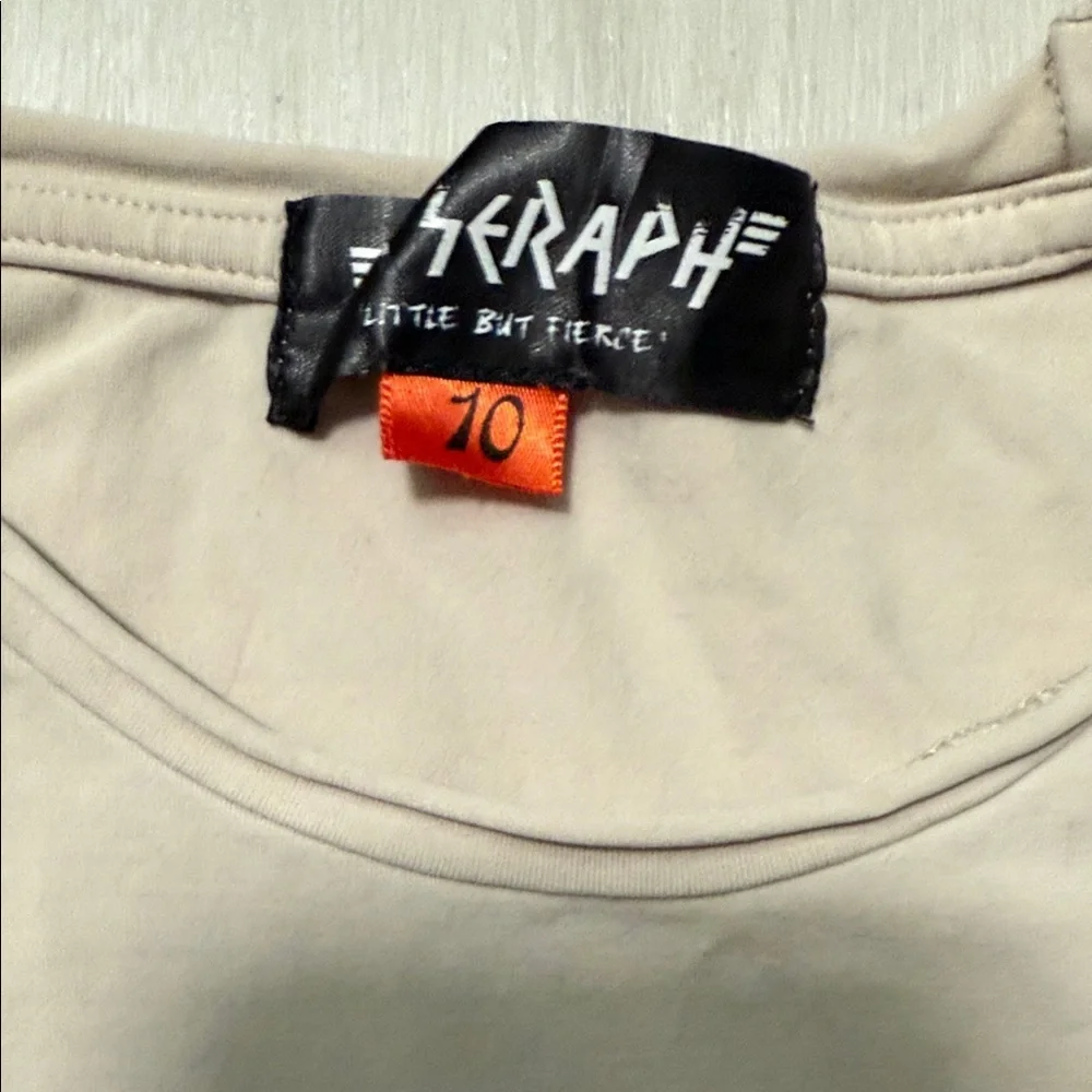 Sir Seraph Kids Graphic Tee - Tan size 10